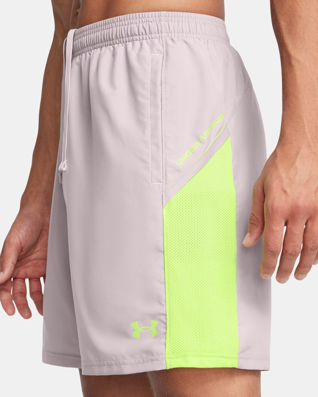 SHORT UNDER ARMOUR TECH UTILITY - GRIS/JAUNE