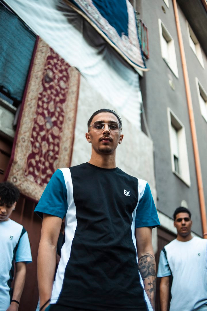 SHORT FK CANTO - NOIR/BLANC/BLEU