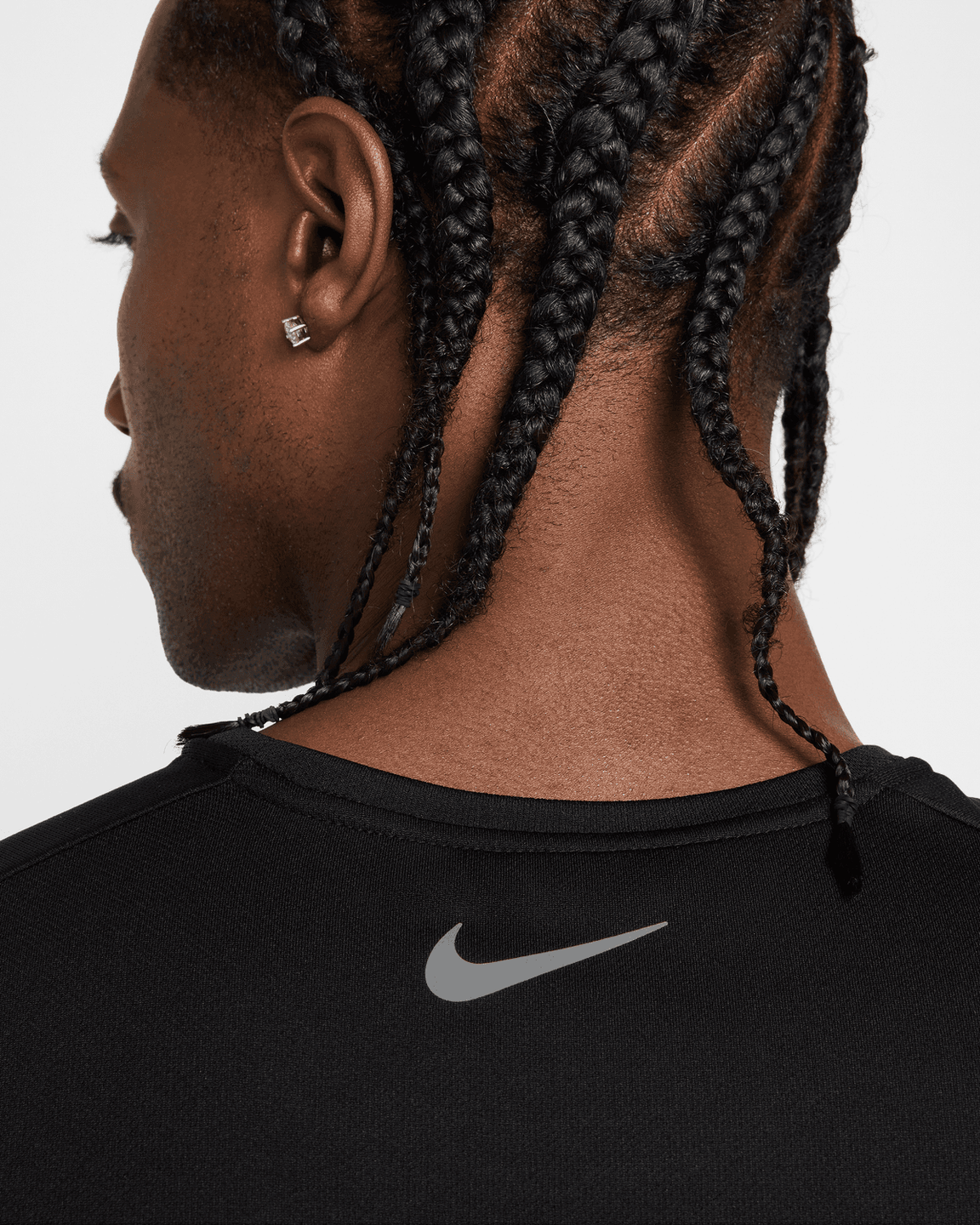 T-SHIRT NIKE MILER - NOIR/BLANC
