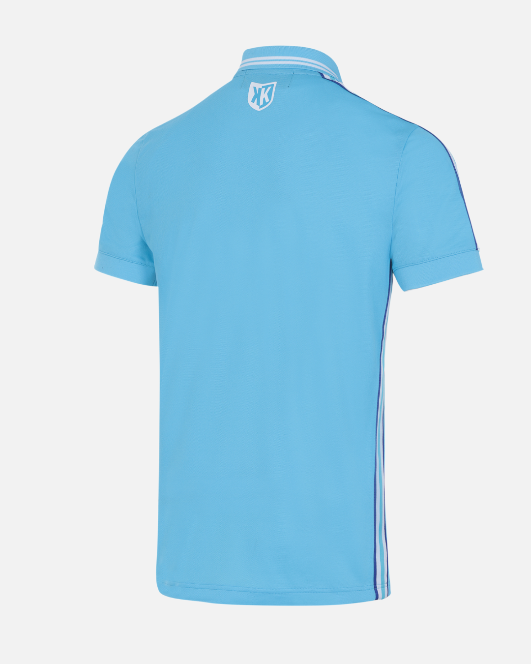 POLO FK TEAMS - BLEU CIEL/BLANC