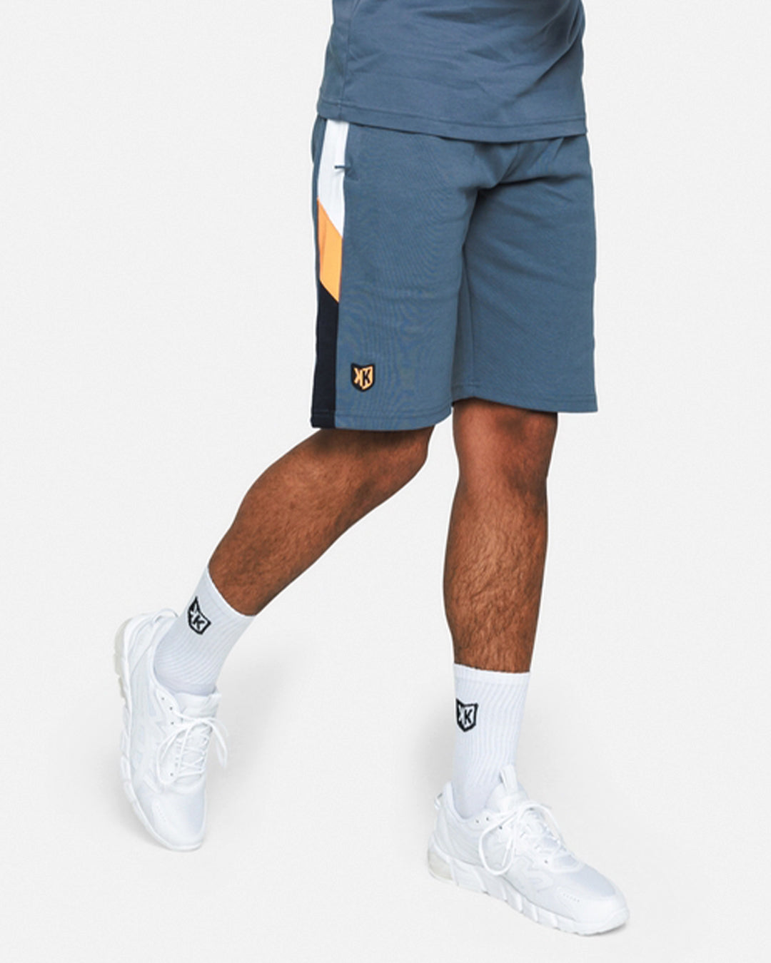 SHORT FK SICARIOS V - BLEU/BLANC/ORANGE