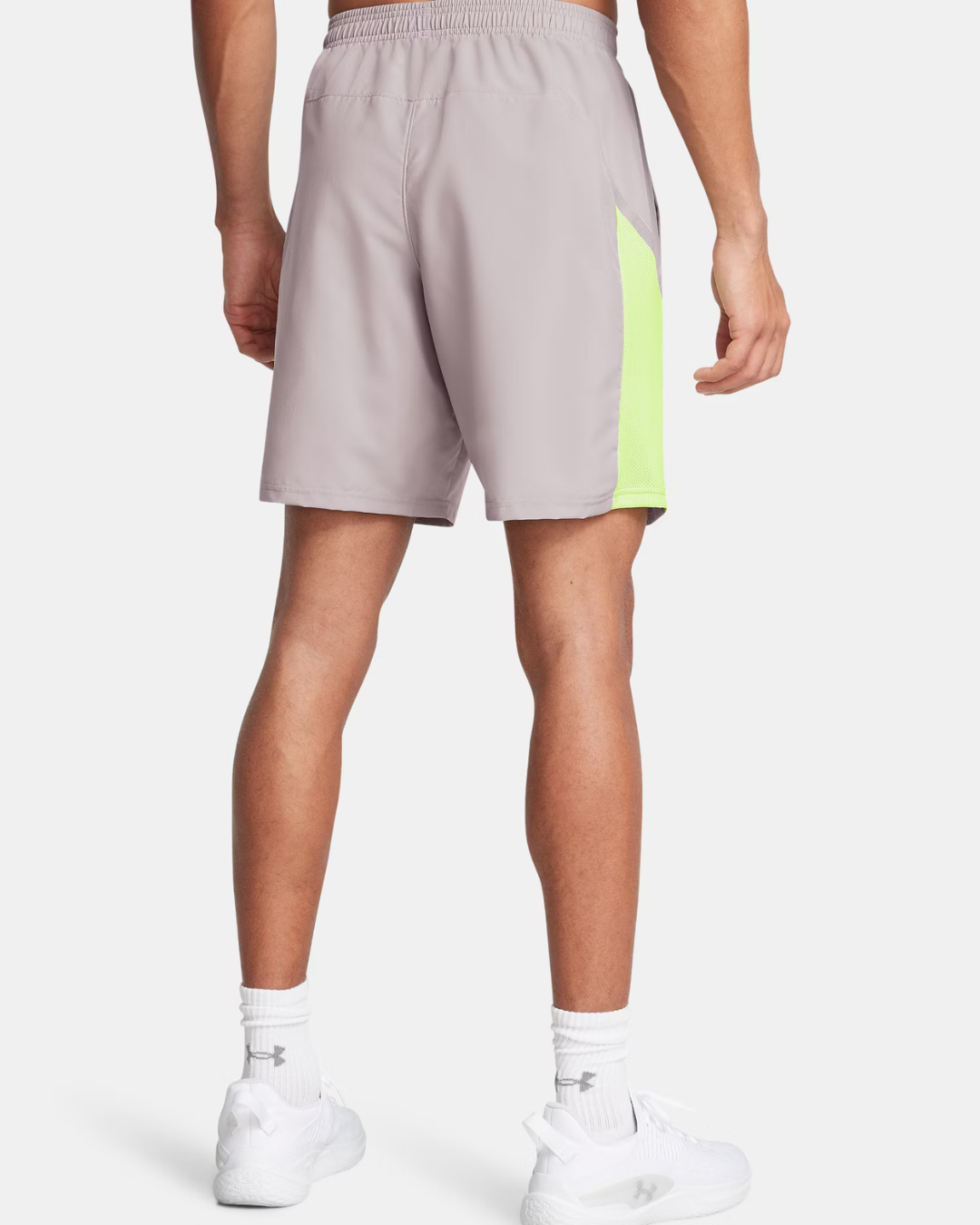 SHORT UNDER ARMOUR TECH UTILITY - GRIS/JAUNE