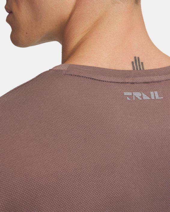 HAUT À MANCHES COURTES UA TRAIL RUN POUR HOMME