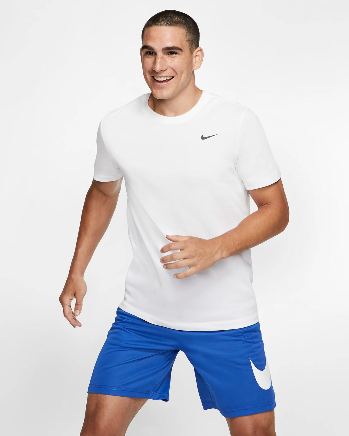 T-SHIRT NIKE DRI-FIT - BLANC