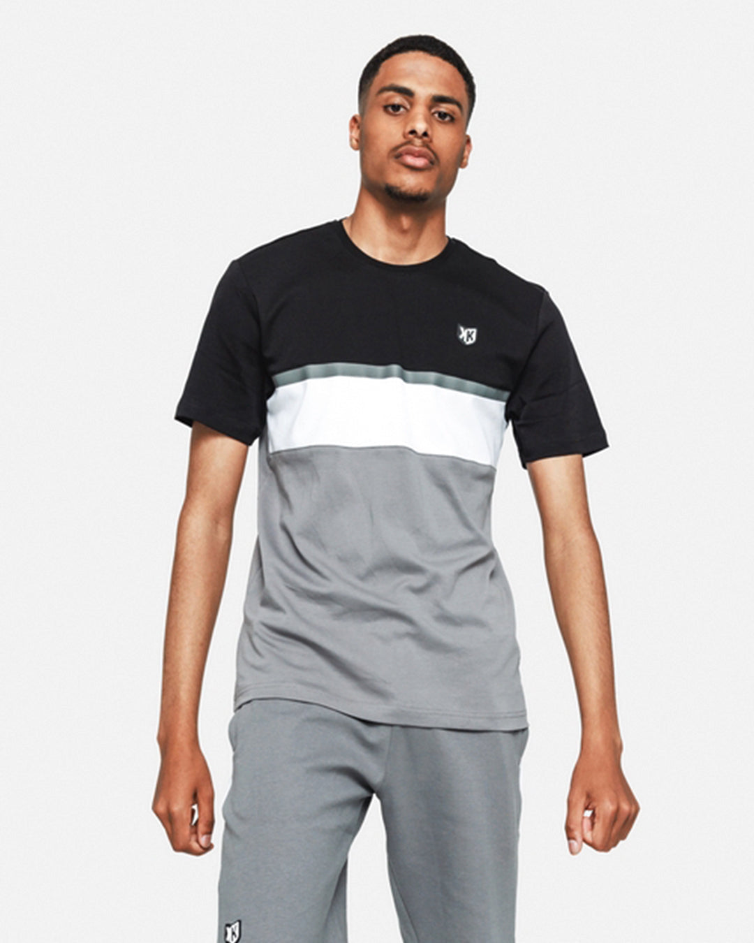 T-SHIRT FK SICARIOS V - GRIS/NOIR/BLANC