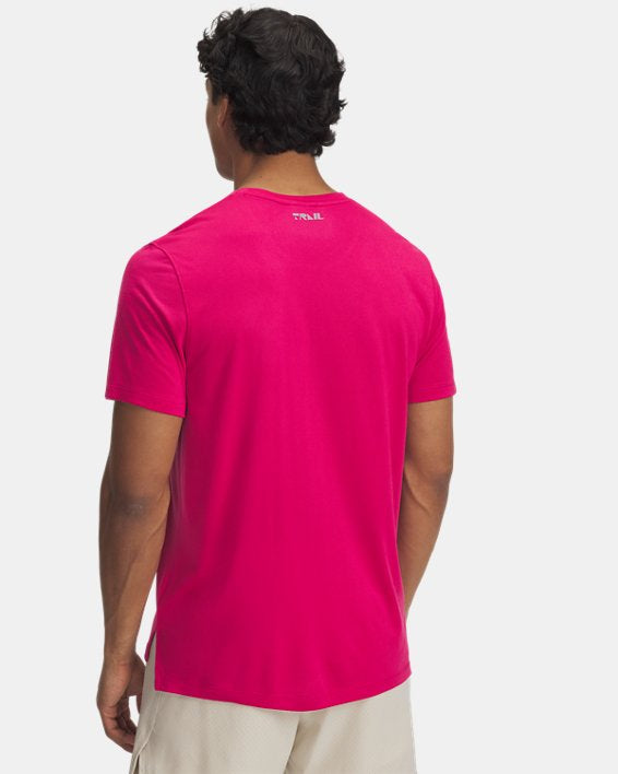 HAUT À MANCHES COURTES UA TRAIL RUN POUR HOMME