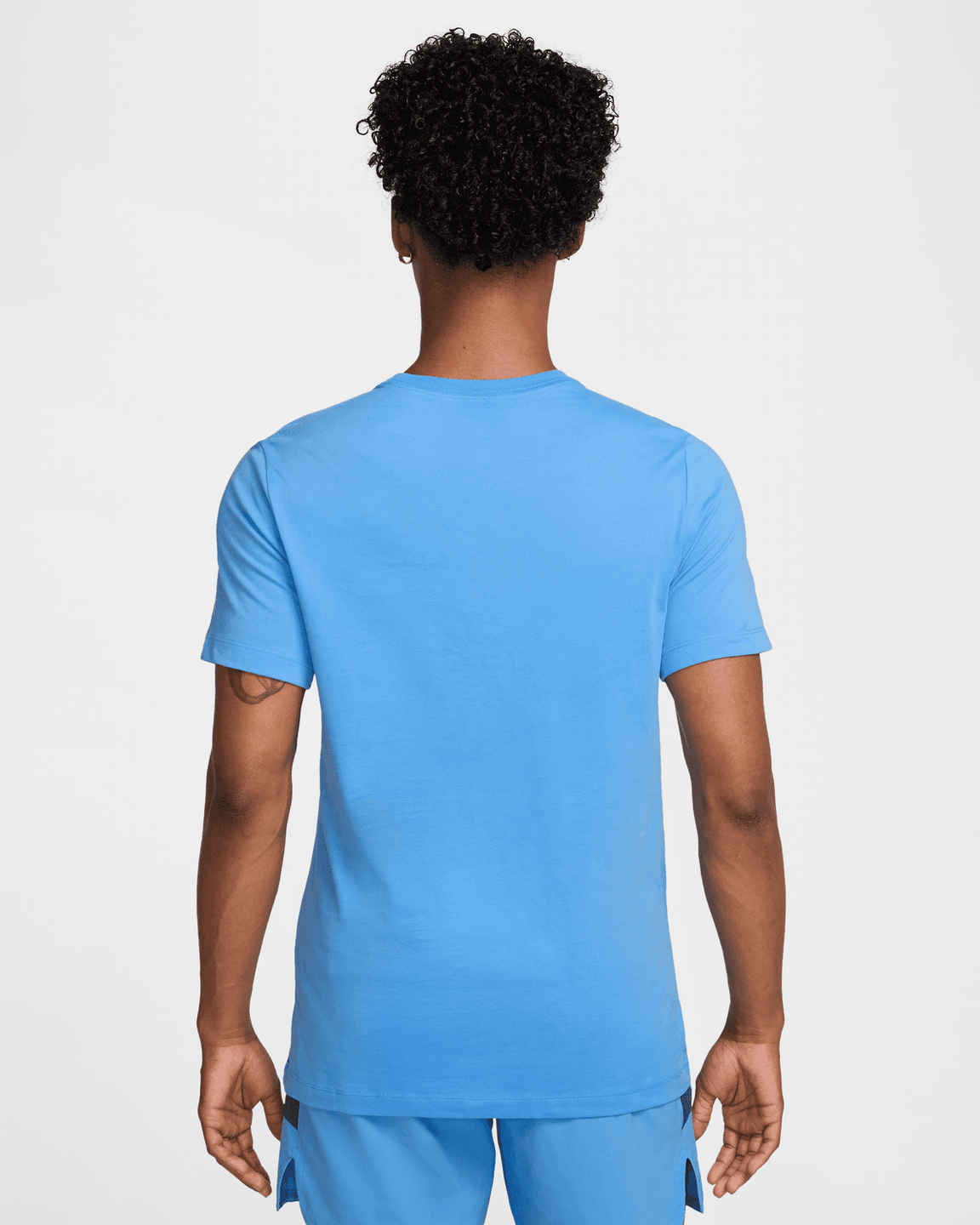 T-SHIRT NIKE TRAIL - BLEU/VERT