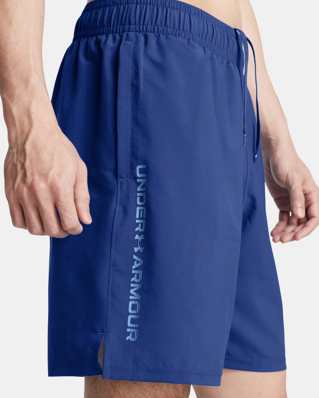 SHORT UNDER ARMOUR TECH WOVEN - BLEU