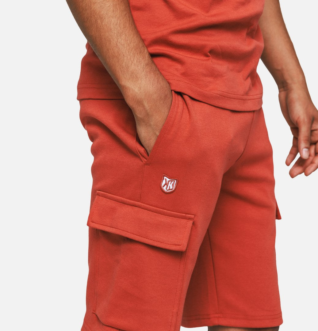 SHORT FK CARGO - ROUGE CORAIL