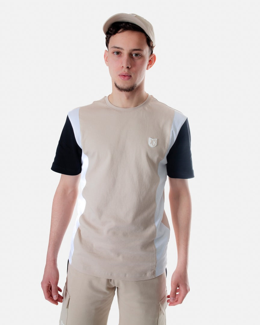 T-SHIRT FK CANTO - BEIGE/BLANC/NOIR