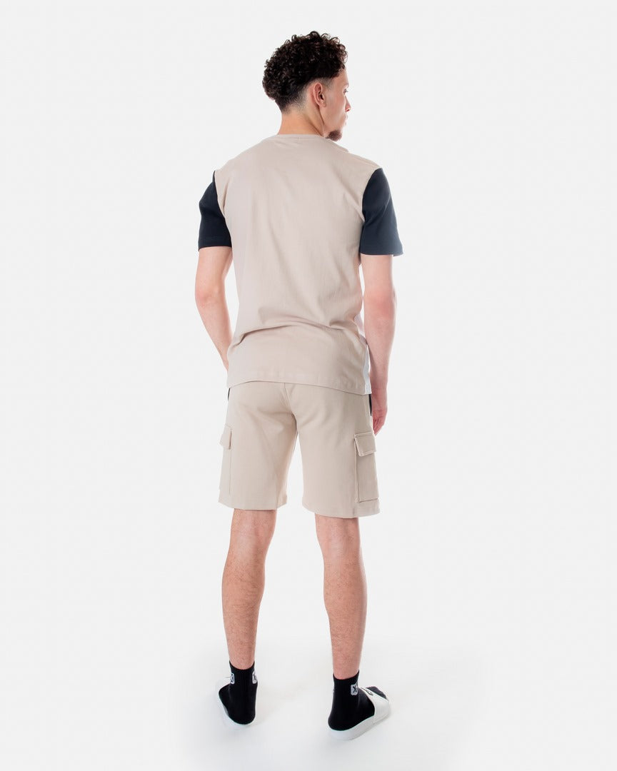 T-SHIRT FK CANTO - BEIGE/BLANC/NOIR