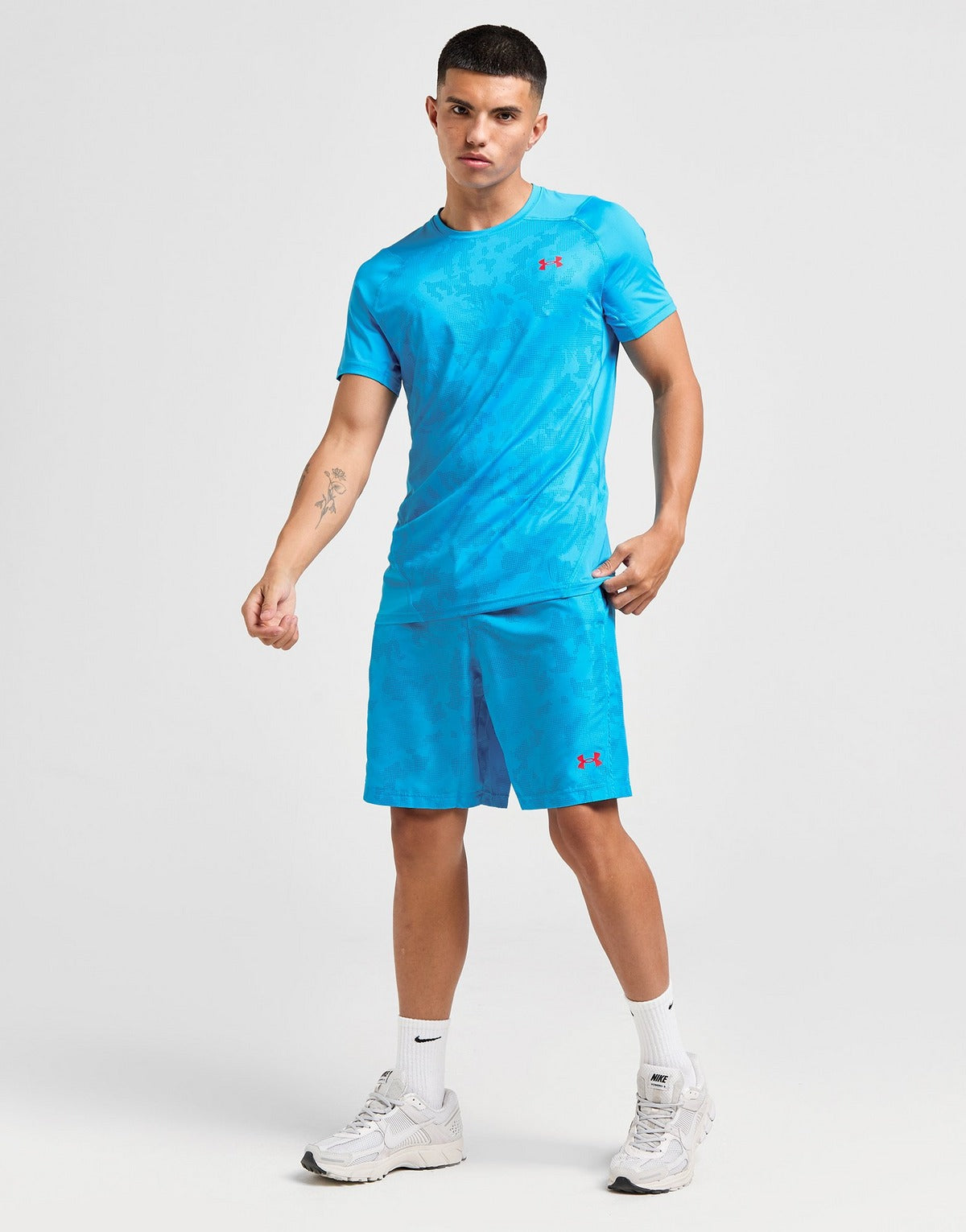 UNDER ARMOUR T-SHIRT HEATGEAR CAMO HOMME