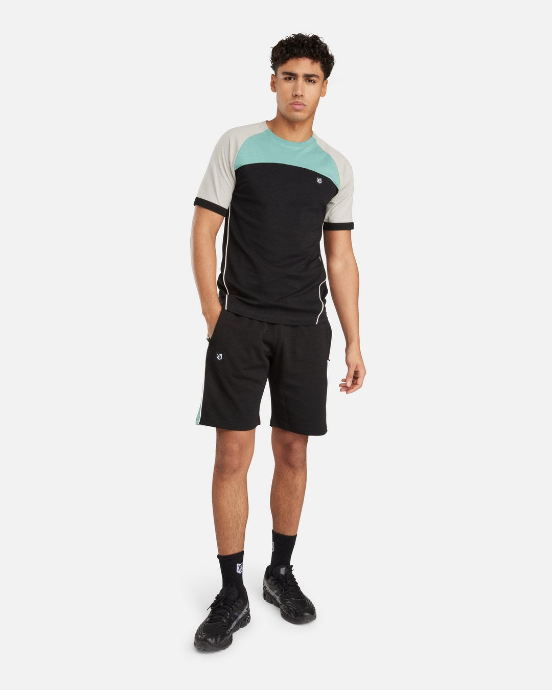 SHORT SICARIOS VI - NOIR/GRIS/VERT