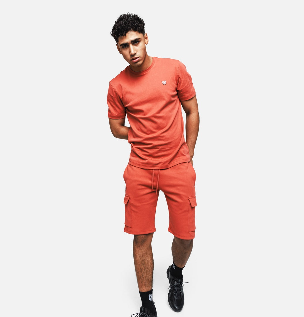 SHORT FK CARGO - ROUGE CORAIL