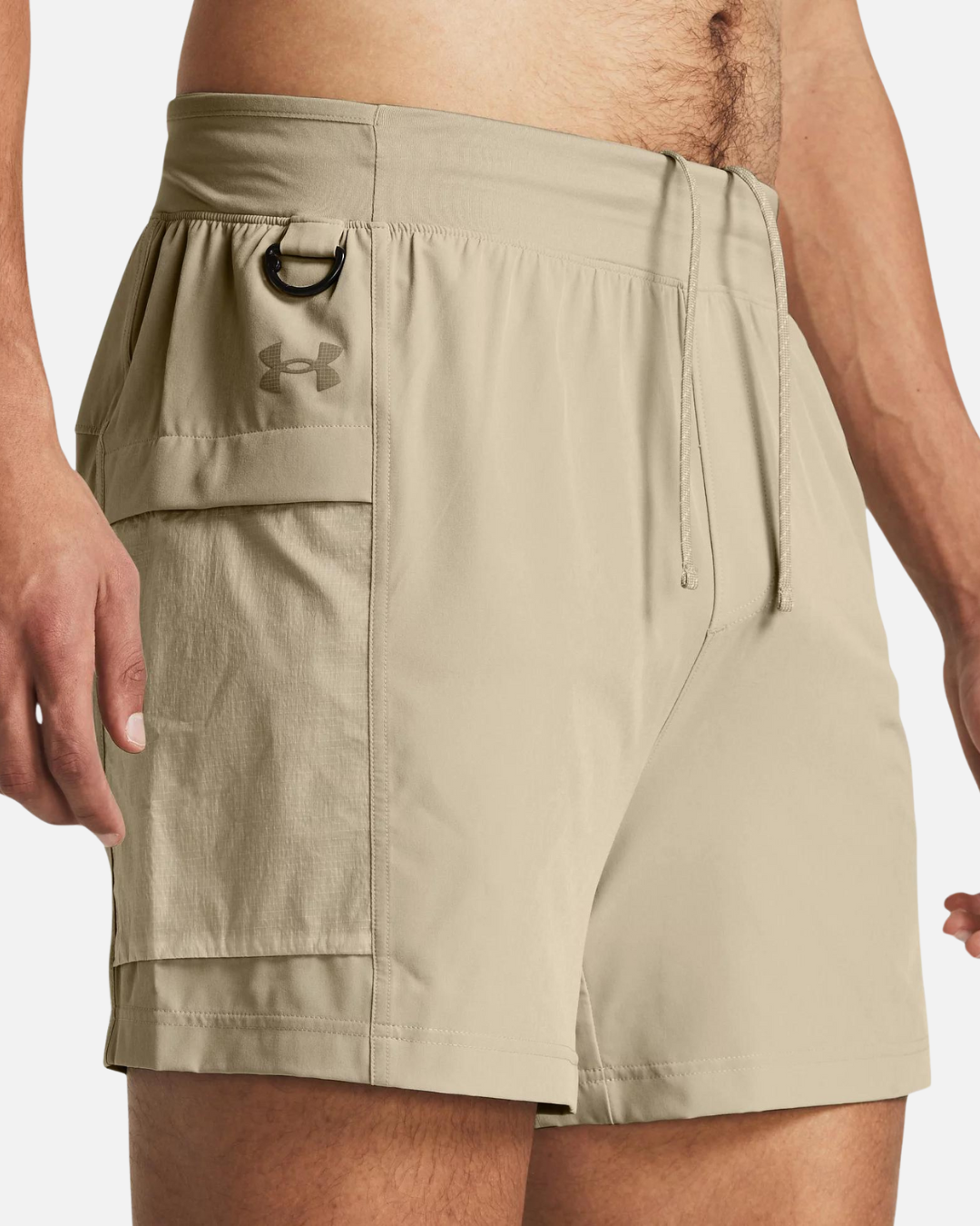 SHORT UNDER ARMOUR LAUNCH TRAIL - BEIGE