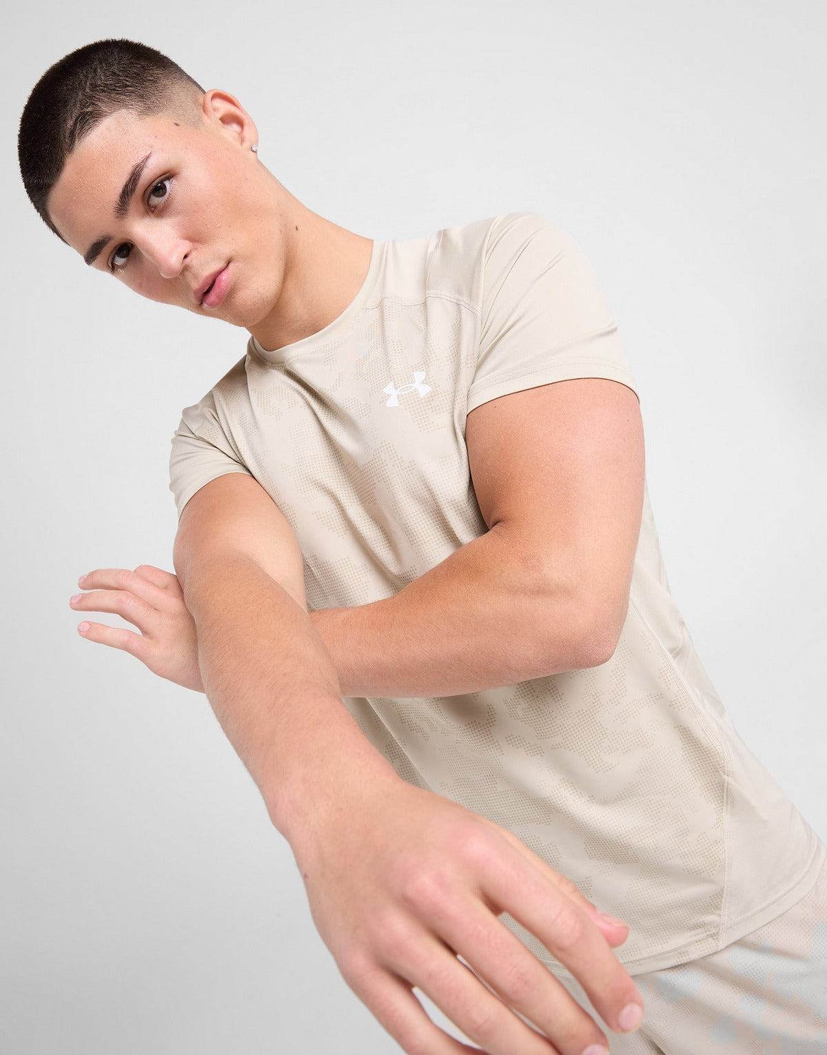 UNDER ARMOUR T-SHIRT HEATGEAR CAMO HOMME