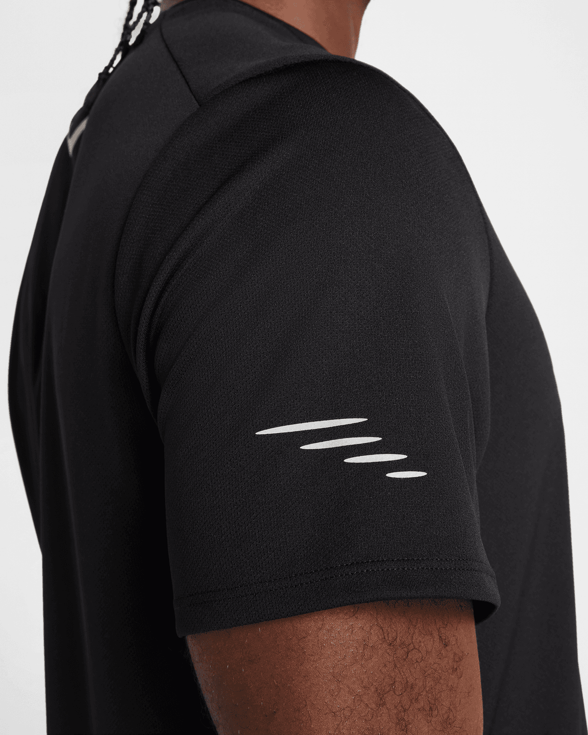 T-SHIRT NIKE MILER - NOIR/BLANC