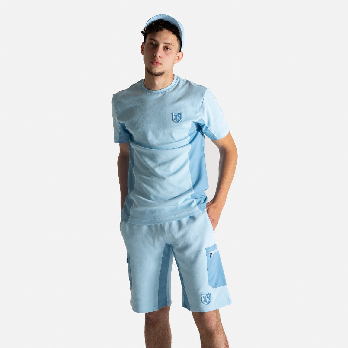 SHORT FK PASTEL - BLEU