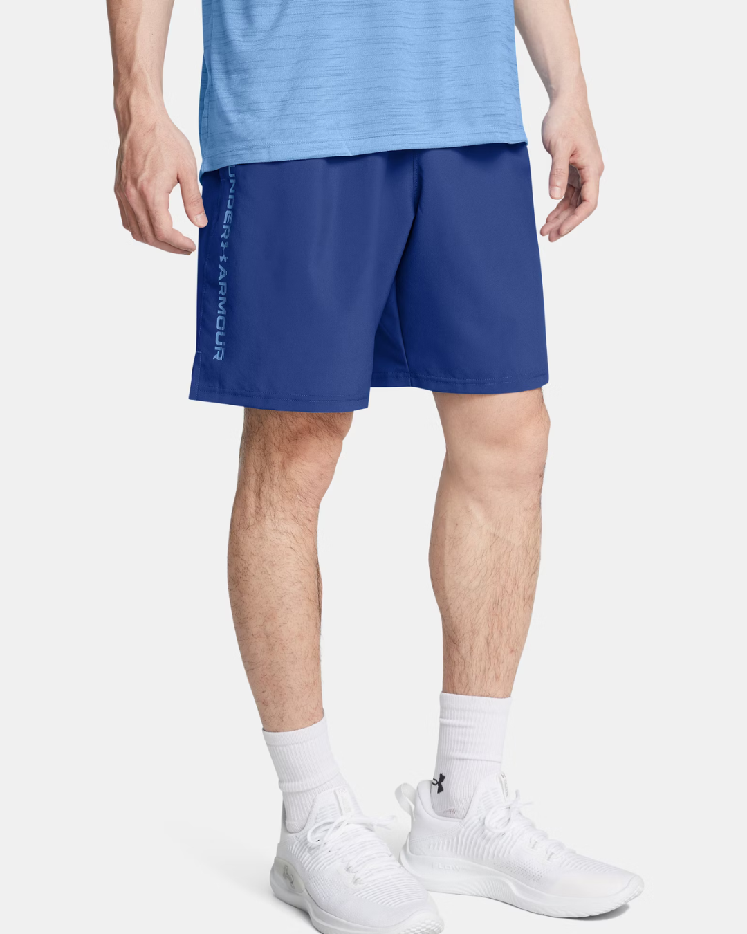 SHORT UNDER ARMOUR TECH WOVEN - BLEU