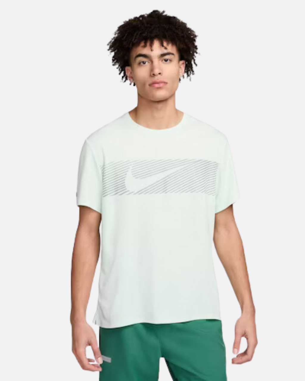 T-SHIRT NIKE CHALLENGER FLASH - VERT PÂLE