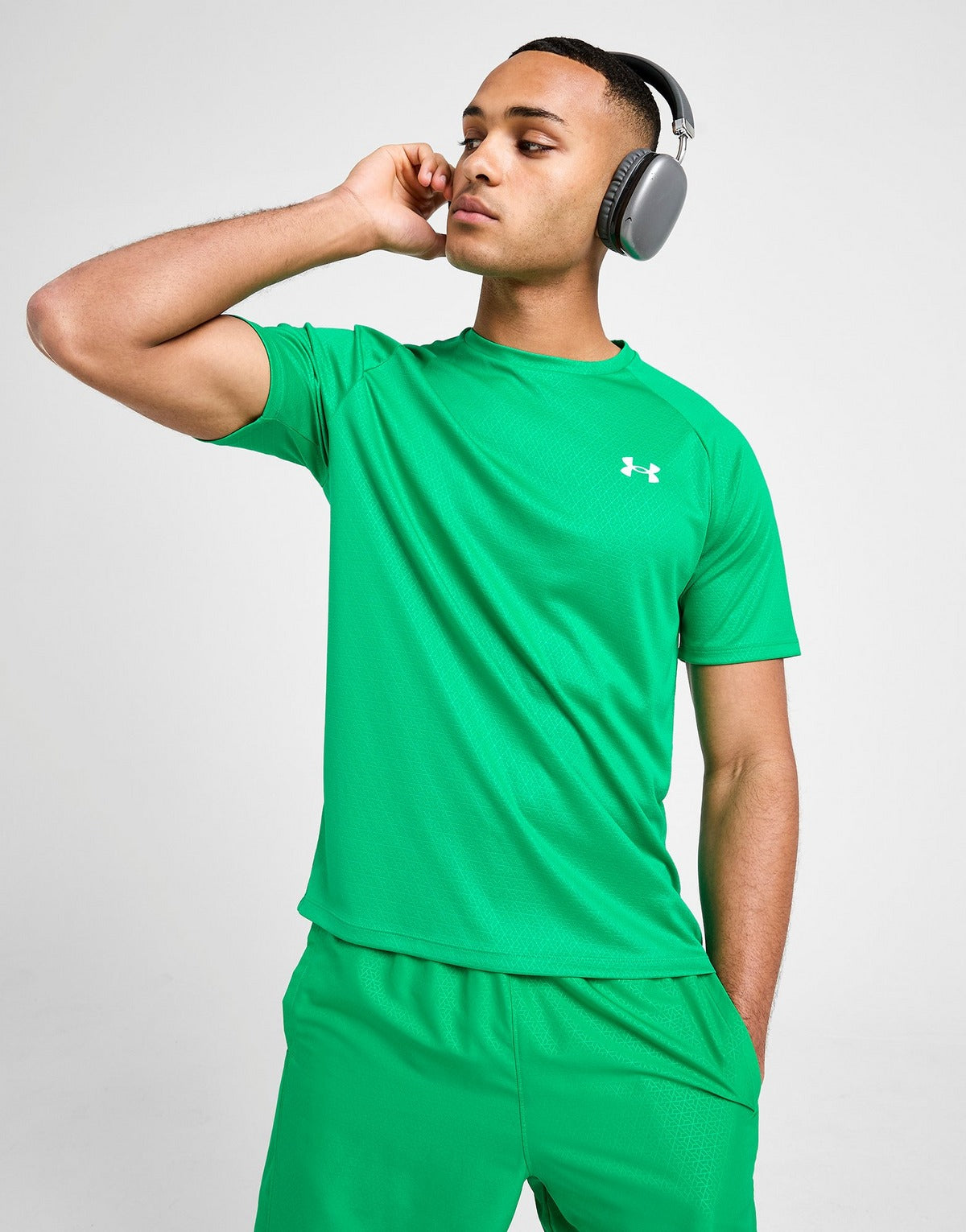 UNDER ARMOUR T-SHIRT TECH EMBOSS HOMME
