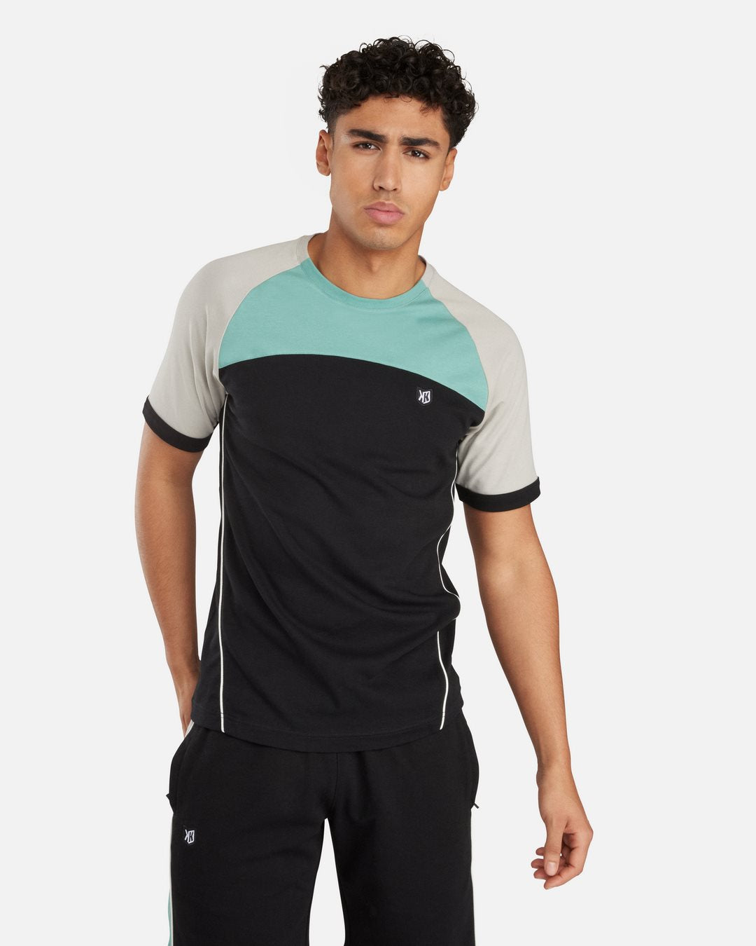 T-SHIRT FK SICARIOS VI - NOIR/GRIS/VERT