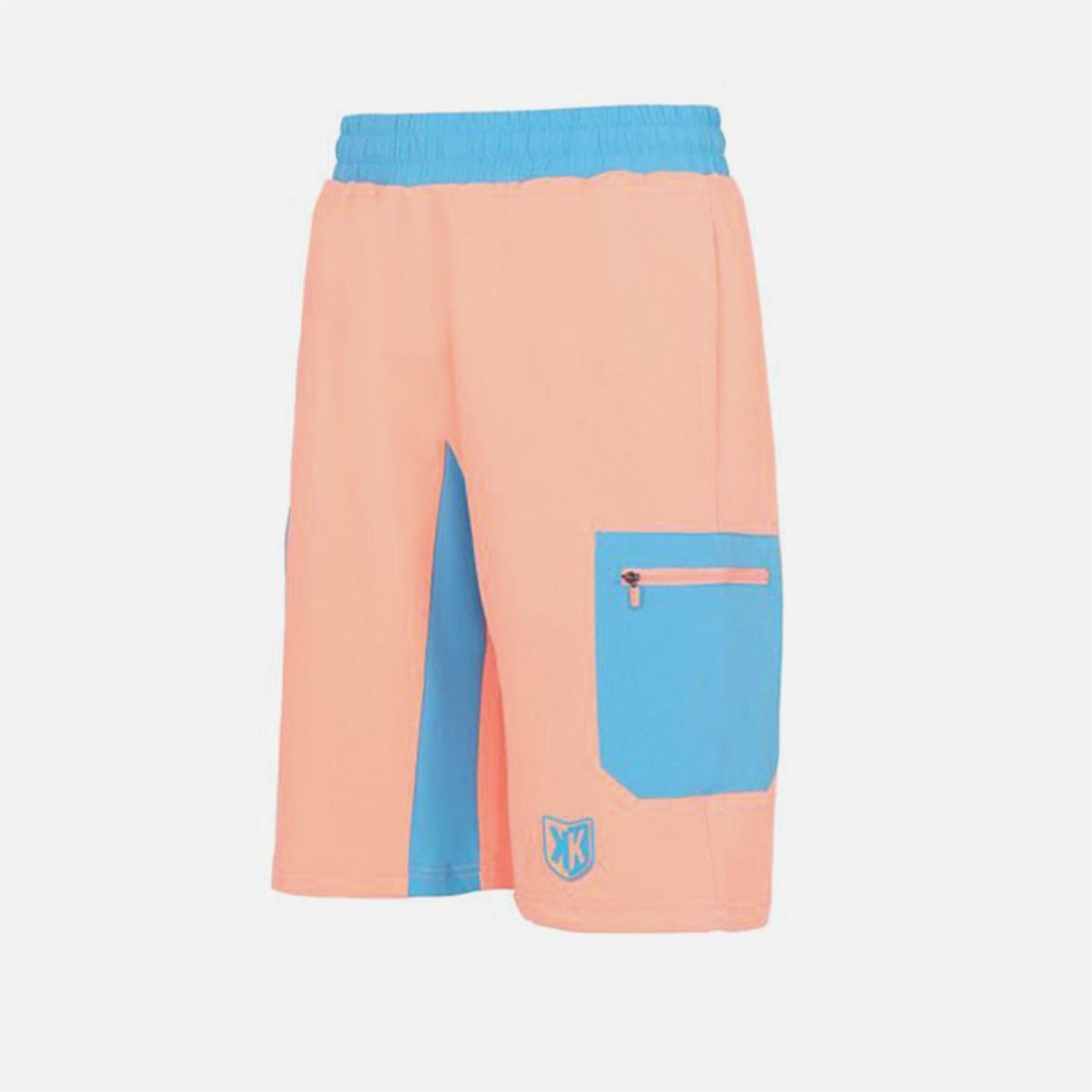 SHORT FK PASTEL - SAUMON/BLEU