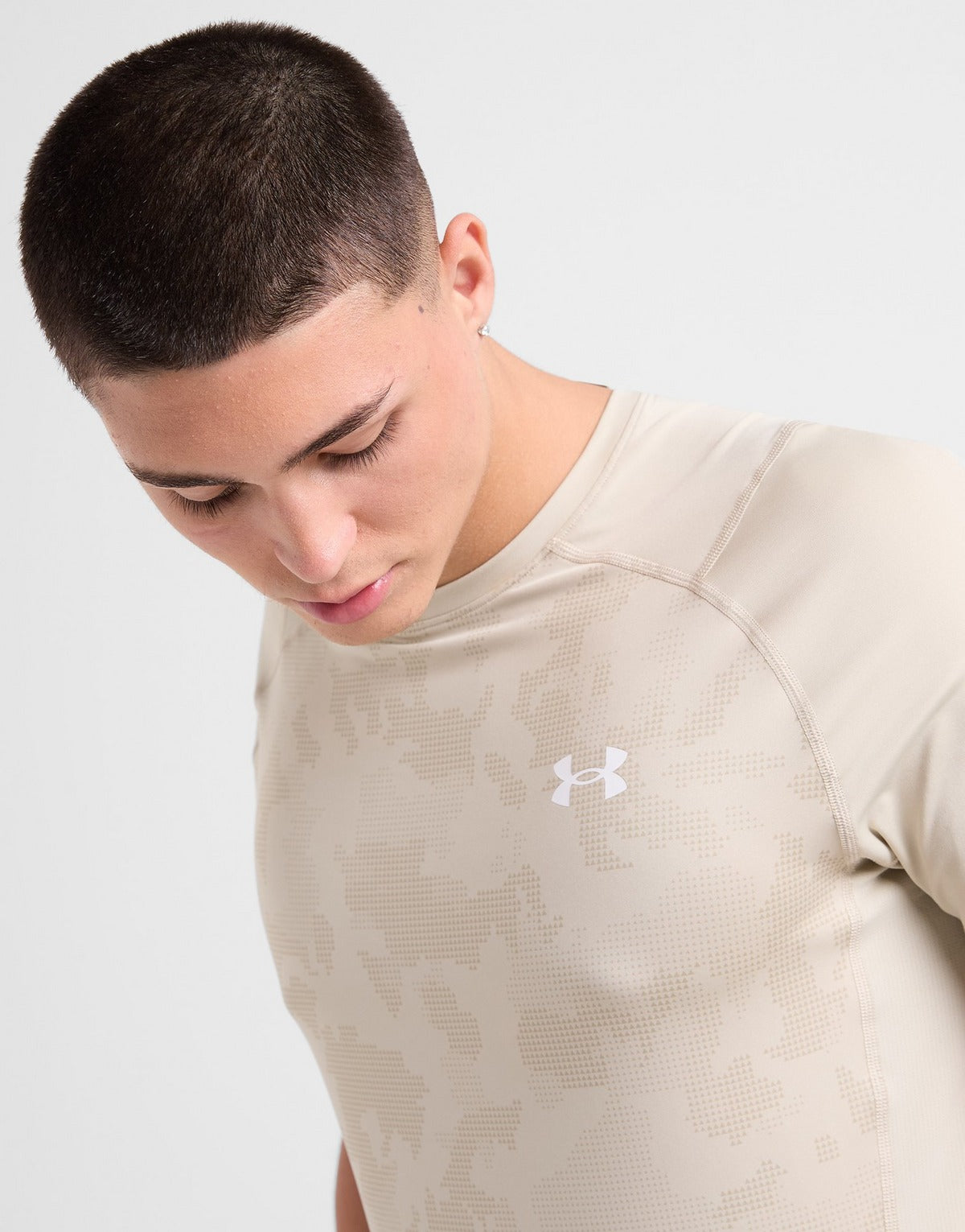 UNDER ARMOUR T-SHIRT HEATGEAR CAMO HOMME