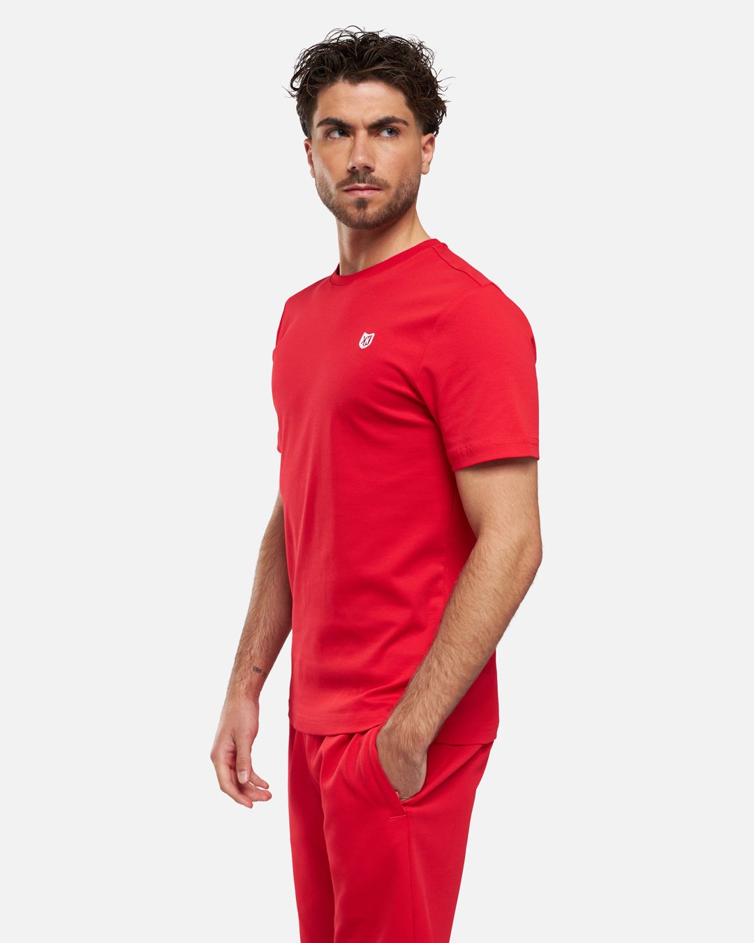 T-SHIRT FK BASIC II - ROUGE