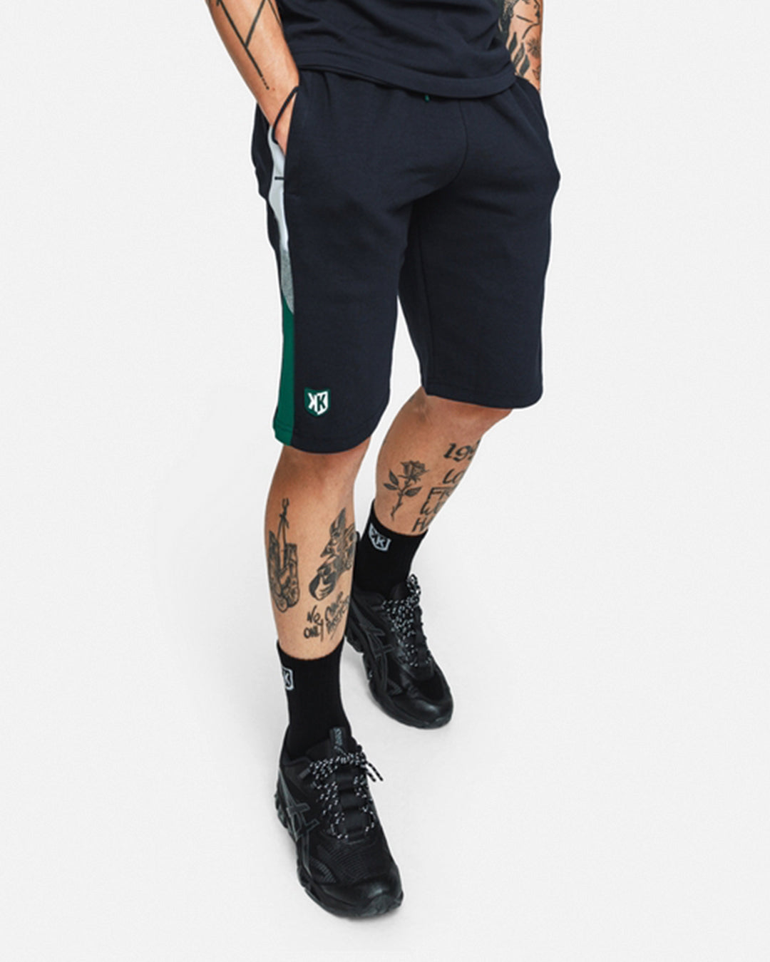 SHORT FK SICARIOS V - MARINE/VERT/GRIS