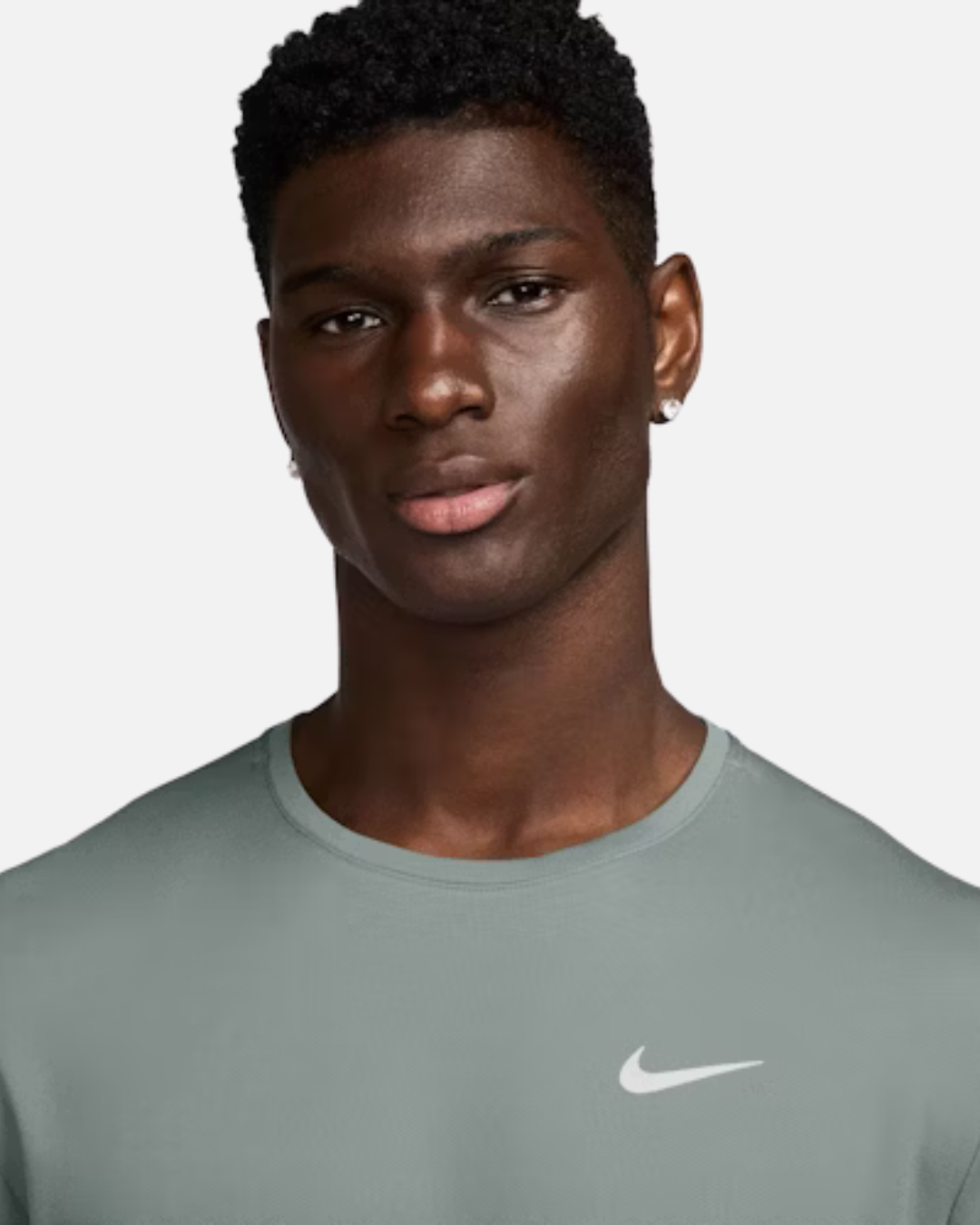 T-SHIRT NIKE MILER DRI-FIT - VERT