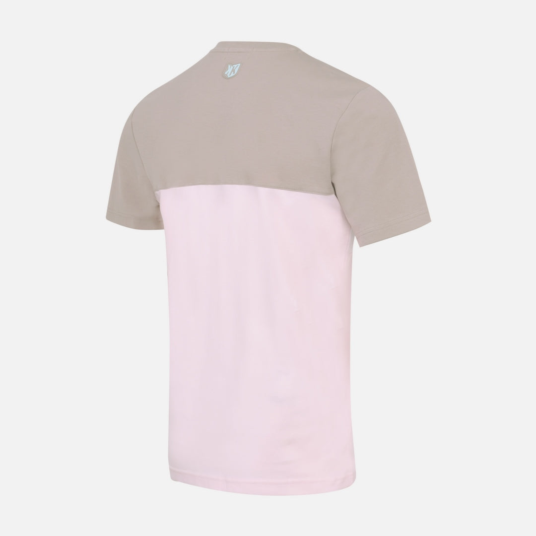 T-SHIRT FK SICARIOS PASTEL - BEIGE/BLANC/ROSE