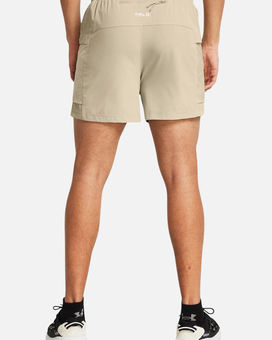 SHORT UNDER ARMOUR LAUNCH TRAIL - BEIGE