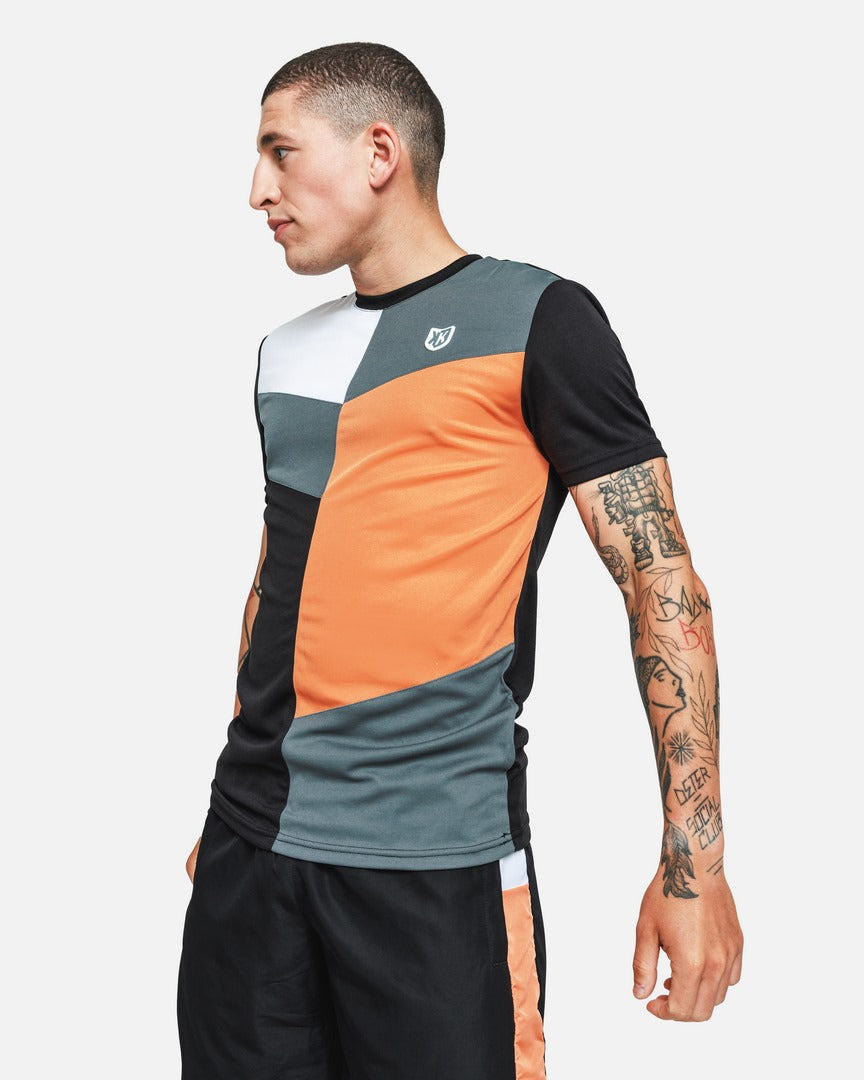 T-SHIRT FK ULTRA - NOIR/ORANGE/BLANC