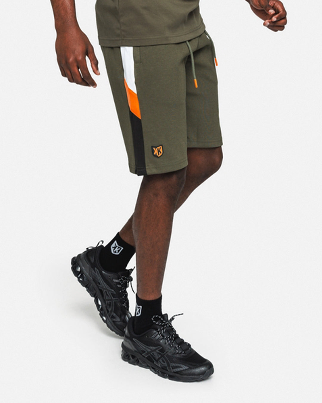 SHORT FK SICARIOS V - KAKI/NOIR/ORANGE