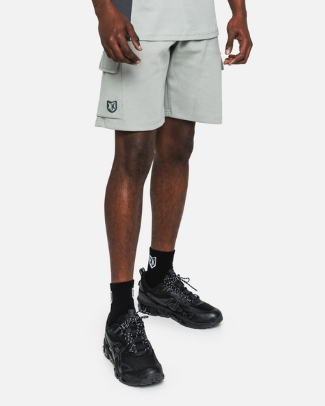 SHORT FK CANTO - GRIS/NOIR
