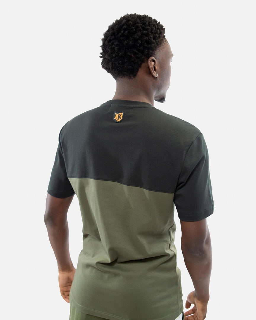 T-SHIRT FK SICARIOS V - KAKI/NOIR/ORANGE