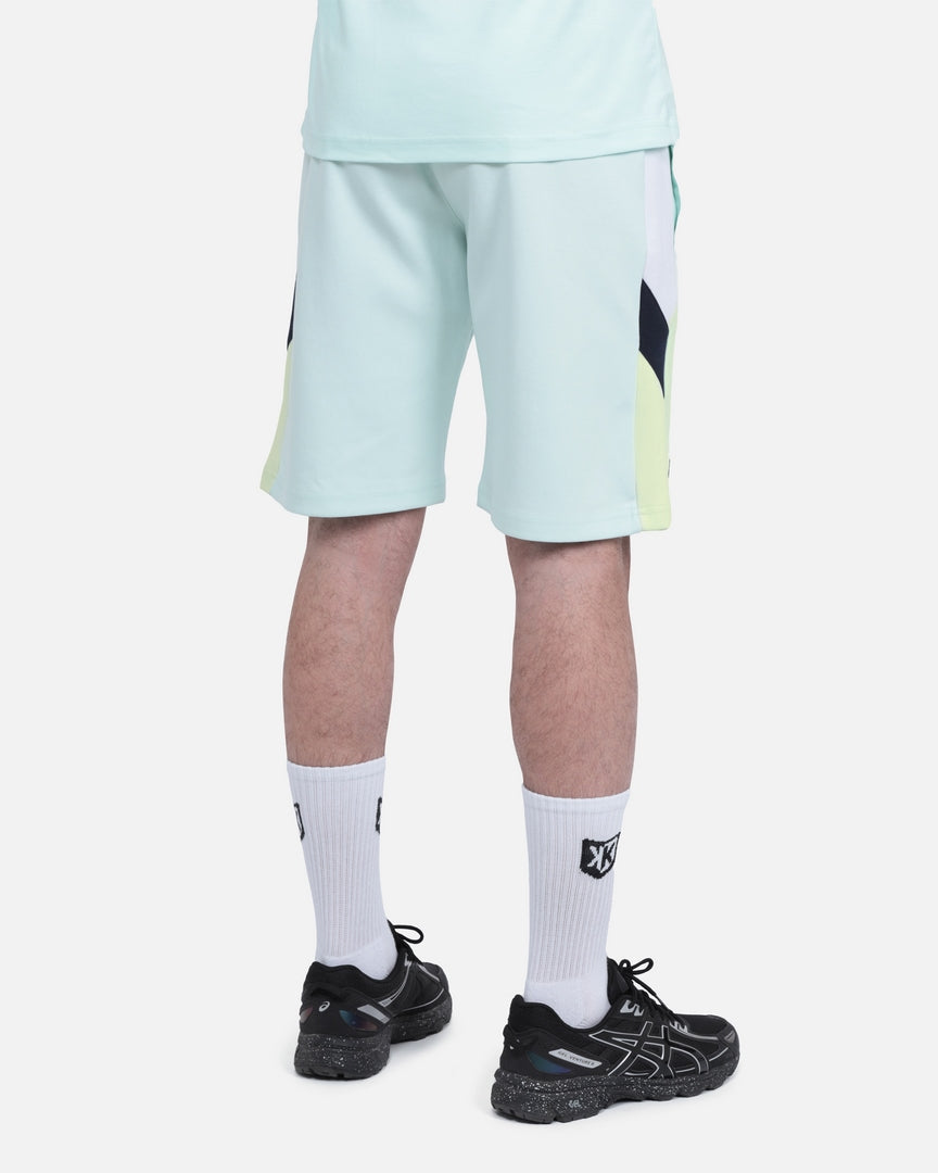 SHORT SICARIOS PASTEL - VERT/BLANC/BLEU