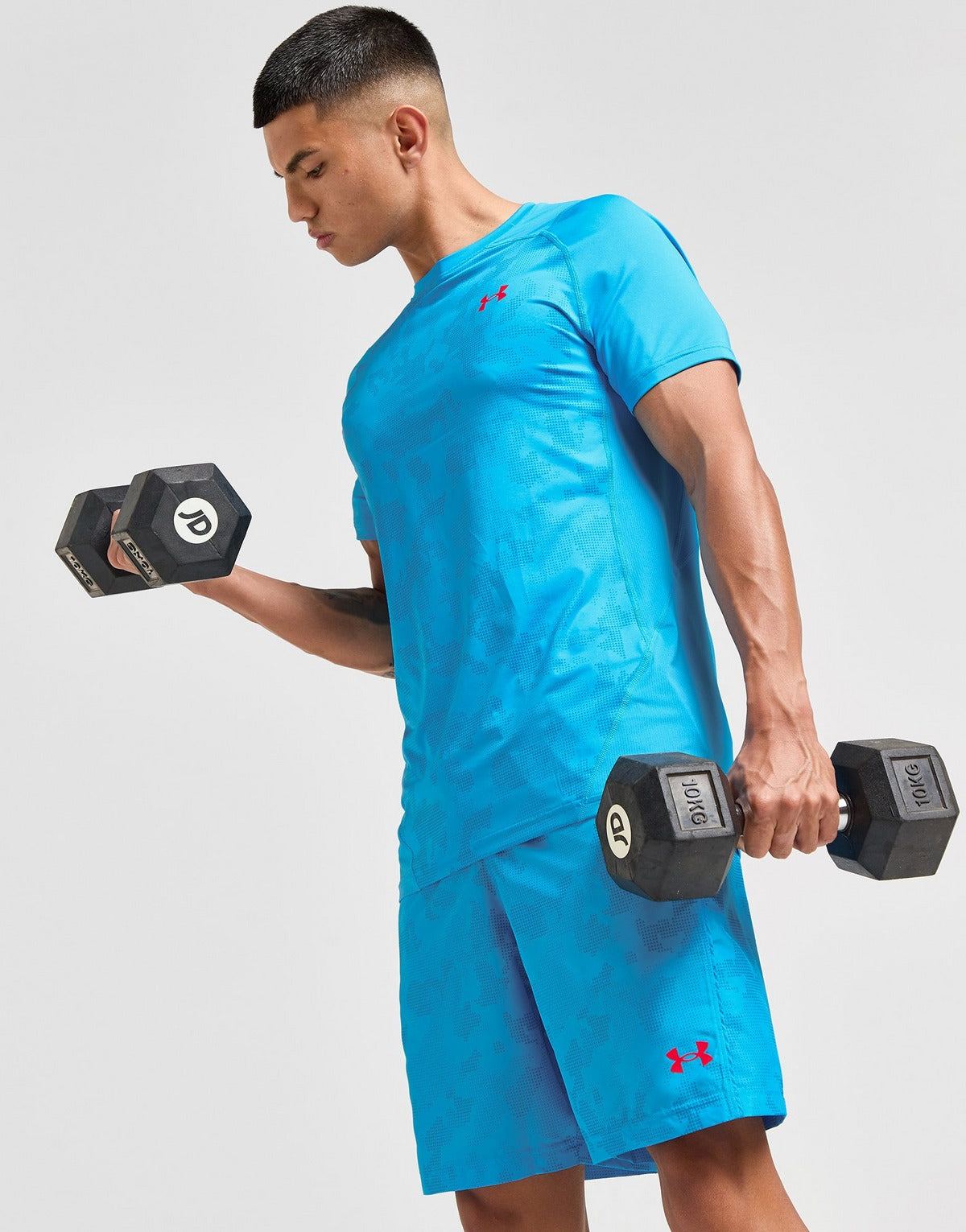 UNDER ARMOUR T-SHIRT HEATGEAR CAMO HOMME