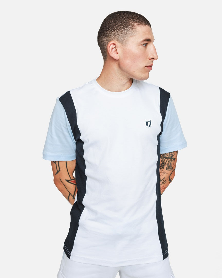 T-SHIRT FK CANTO - BLANC/BLEU
