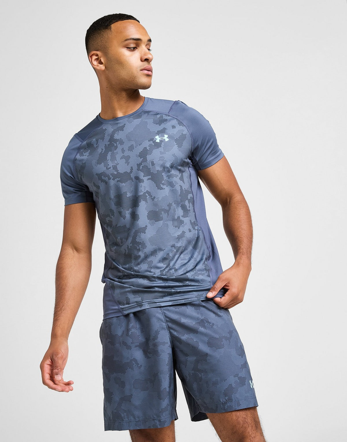 UNDER ARMOUR T-SHIRT HEATGEAR CAMO HOMME