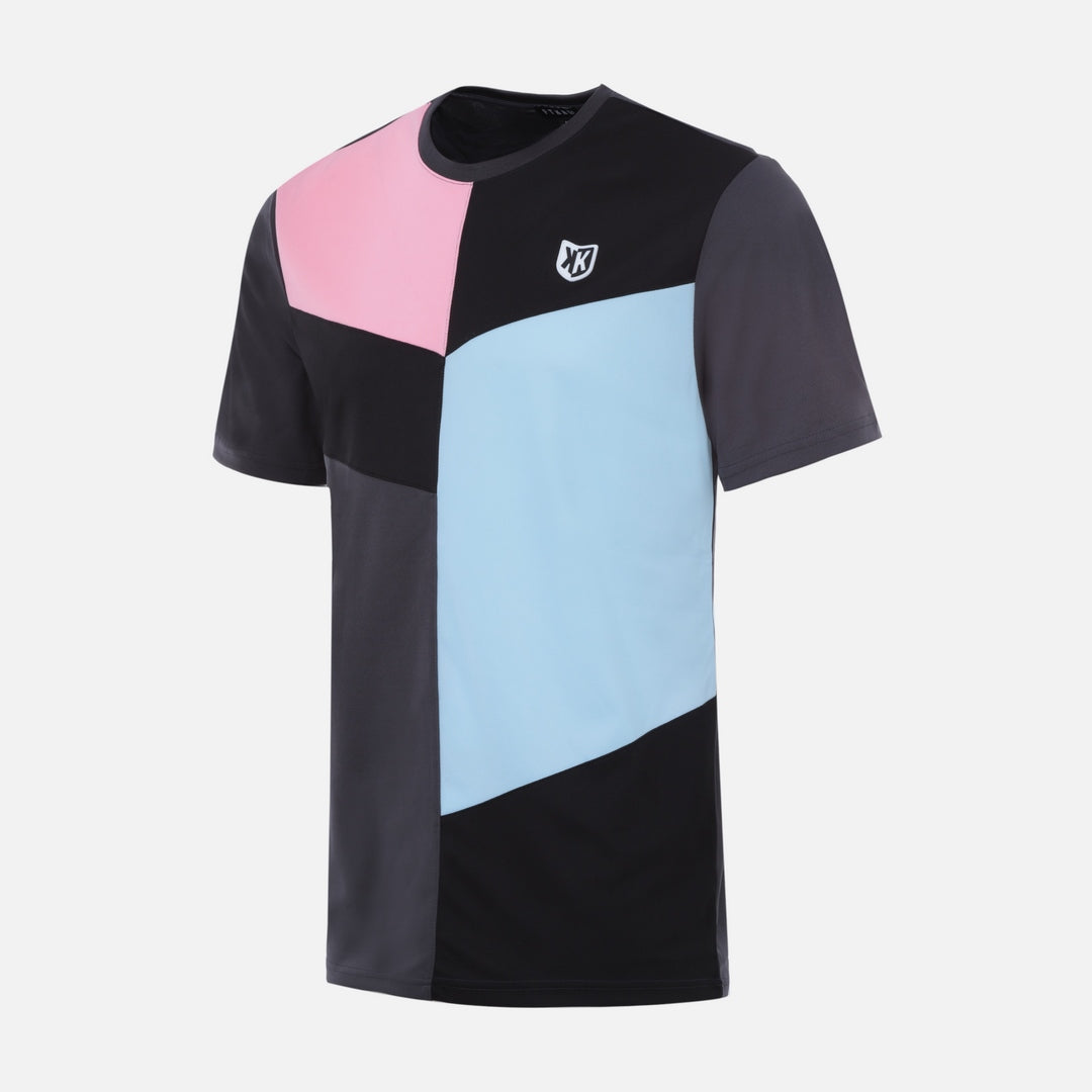 T-SHIRT FK ULTRA - GRIS/BLEU/ROSE