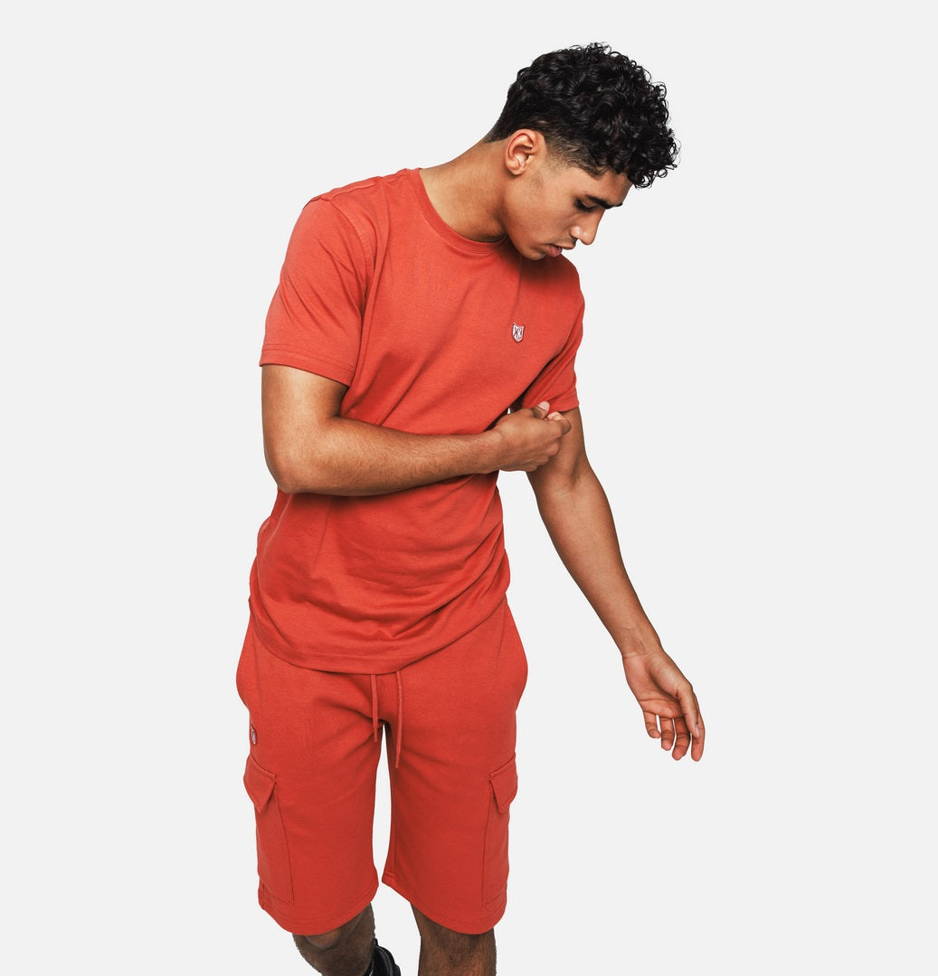 T-SHIRT FK BASIC - ROUGE CORAIL