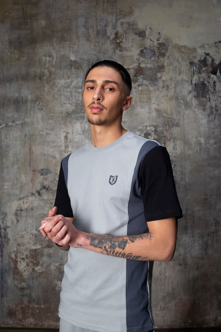T-SHIRT FK CANTO - GRIS/NOIR