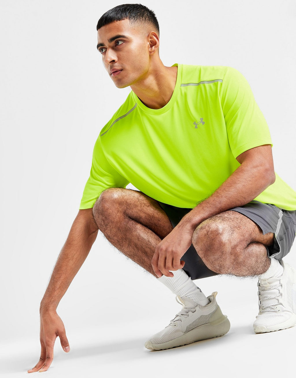 UNDER ARMOUR T-SHIRT TECH REFLECTIVE HOMME